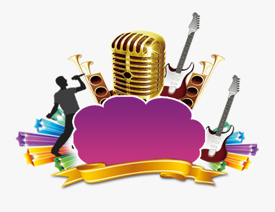 Microphone Clipart Music Note - Vector Music Logo Png, Transparent Clipart