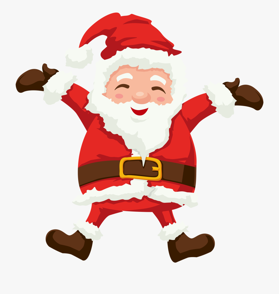 Santa Png Clipart - Happy Santa Claus Png, Transparent Clipart