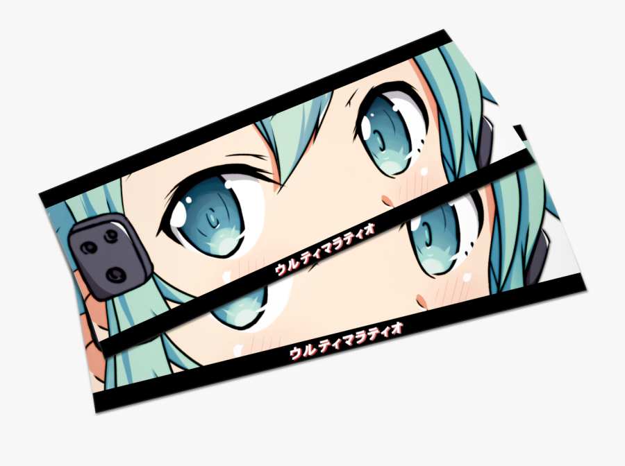 Sinon Eyes Slap - Clip Art, Transparent Clipart