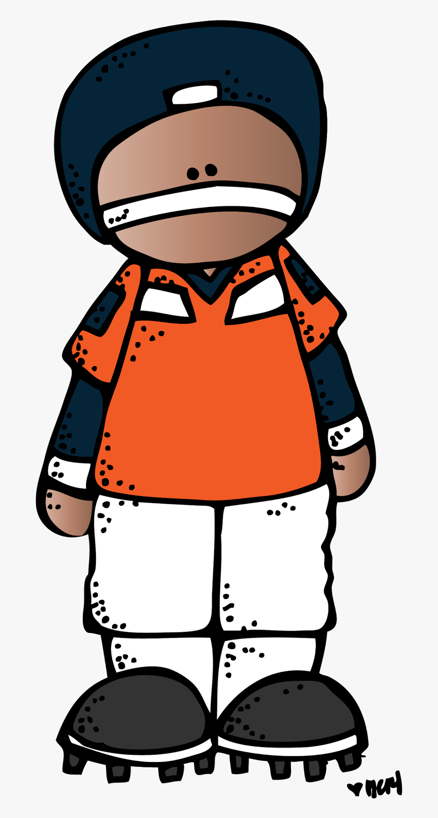 Celebrate A Football Freebie - Football Player Melonheadz Clipart, Transparent Clipart