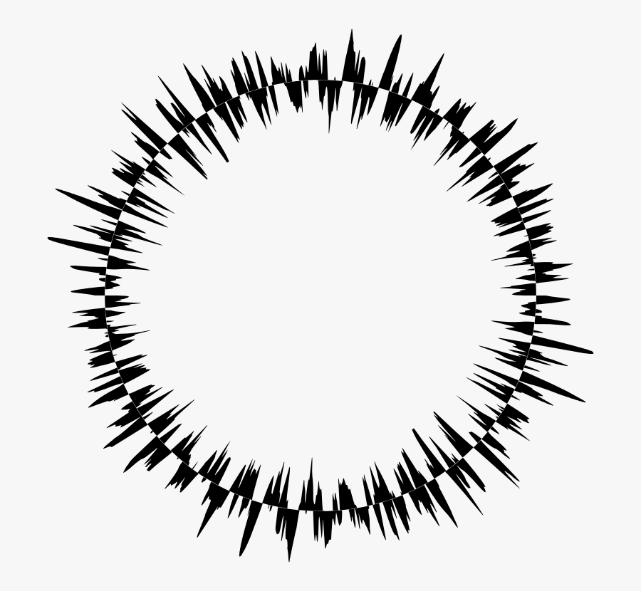Clipart Sound Wave Radial - Round Sound Wave Png, Transparent Clipart