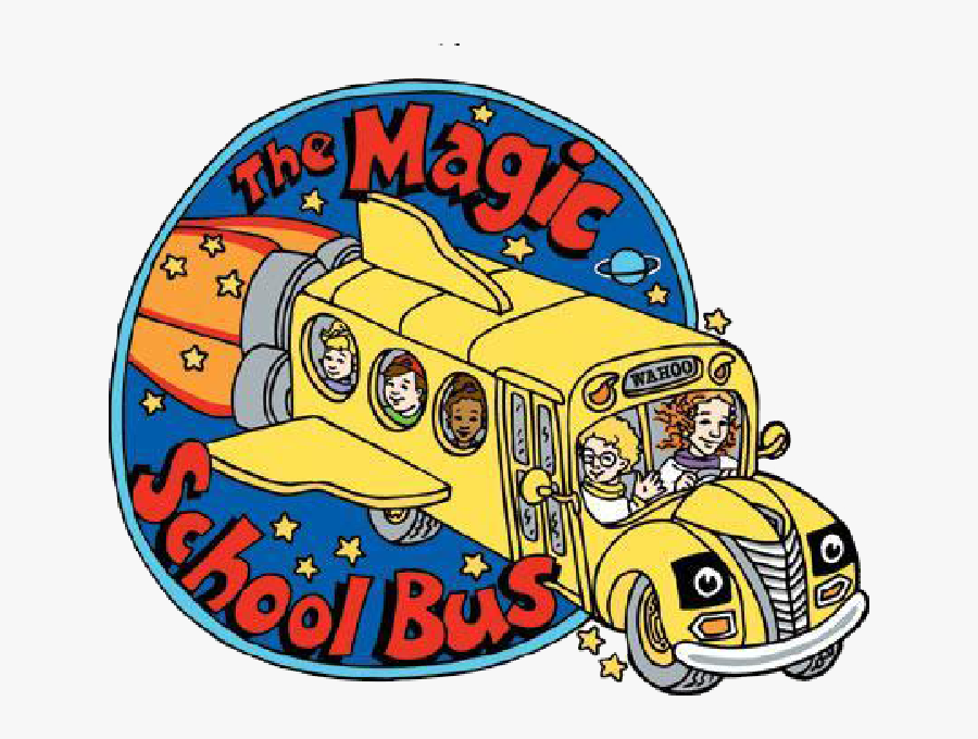 The Magic School Bus Flies With The Dinosaurs By Martin - Magic School Bus Logo, Transparent Clipart