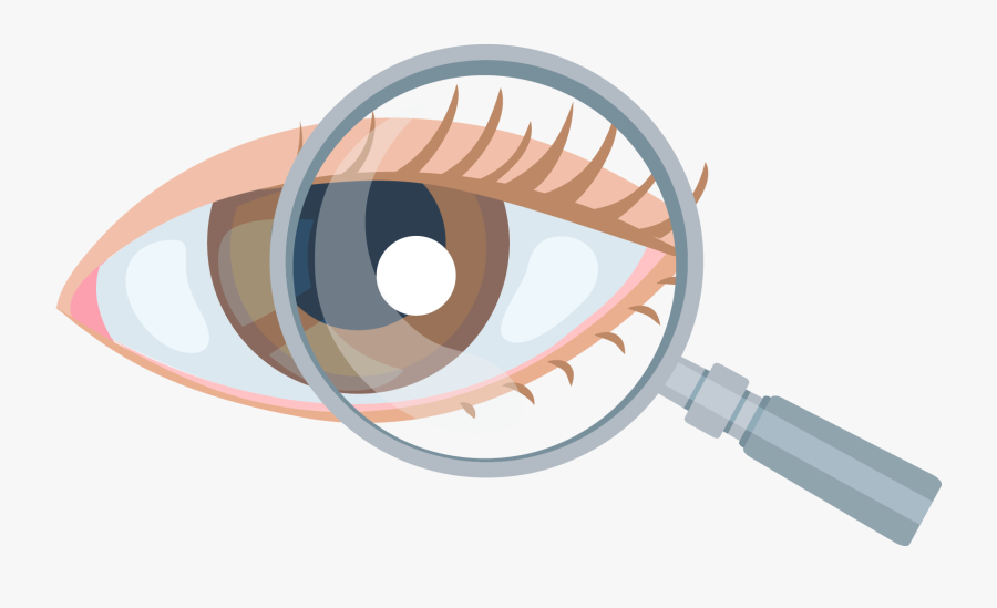 Clipart Eye Magnifying Glass - Contact Lenses Clip Art, Transparent Clipart