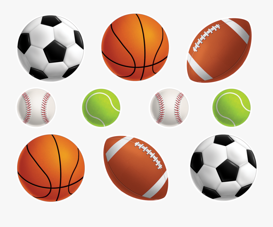 Accents Tcr Teacher Created - Sports Balls With Names, Transparent Clipart