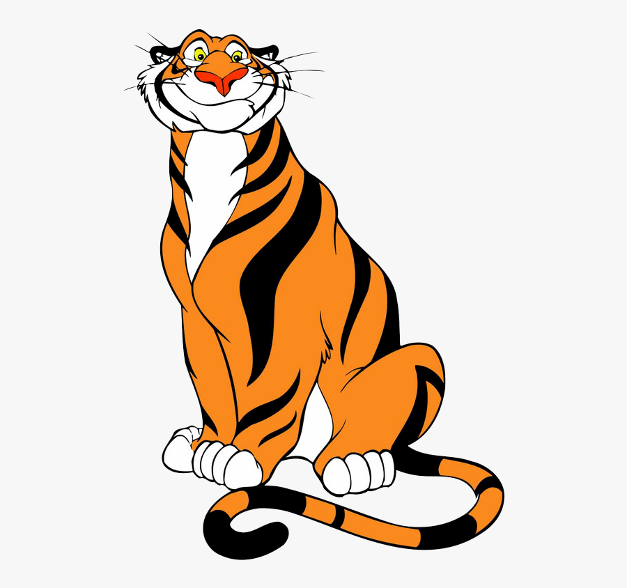 Tiger Clipart Smiling - Rajah Aladdin, Transparent Clipart