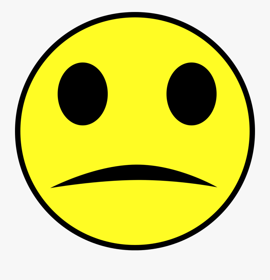 Sad Smiley Face - Sad Face Gif Png, Transparent Clipart