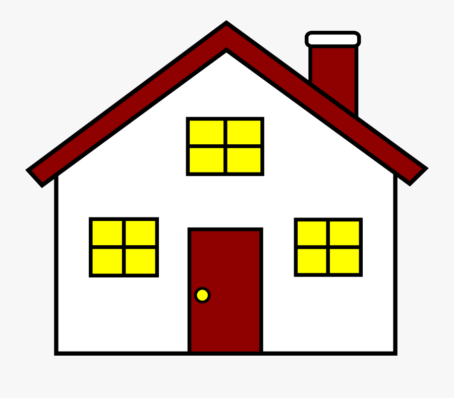 A House Clipart - Short House Clipart, Transparent Clipart