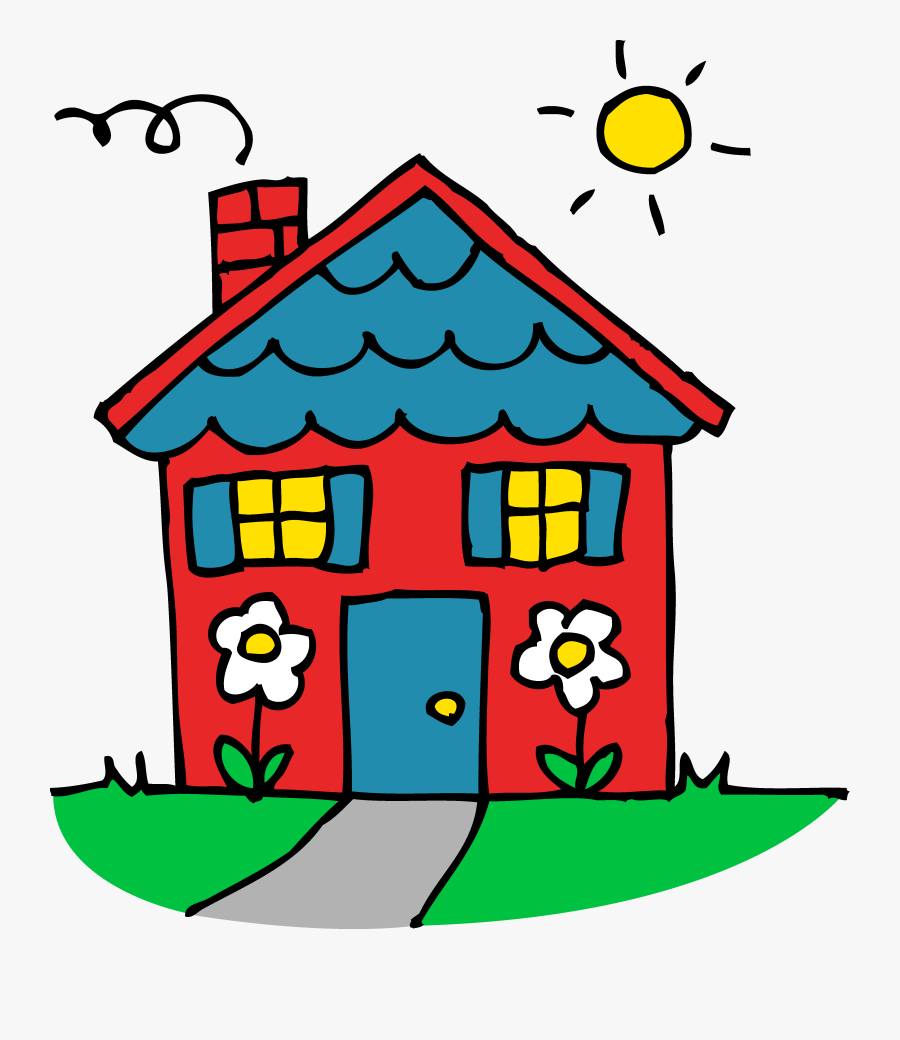 Charming Little Red House - House Clipart, Transparent Clipart