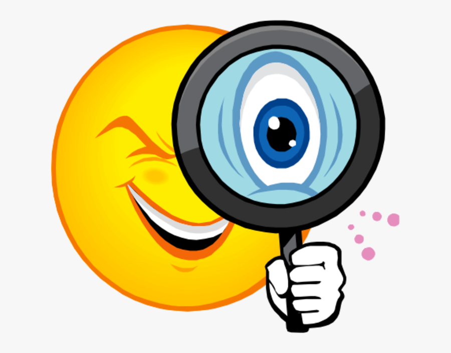 Emoticon With Magnifying Glass Clipart , Png Download - Do ...