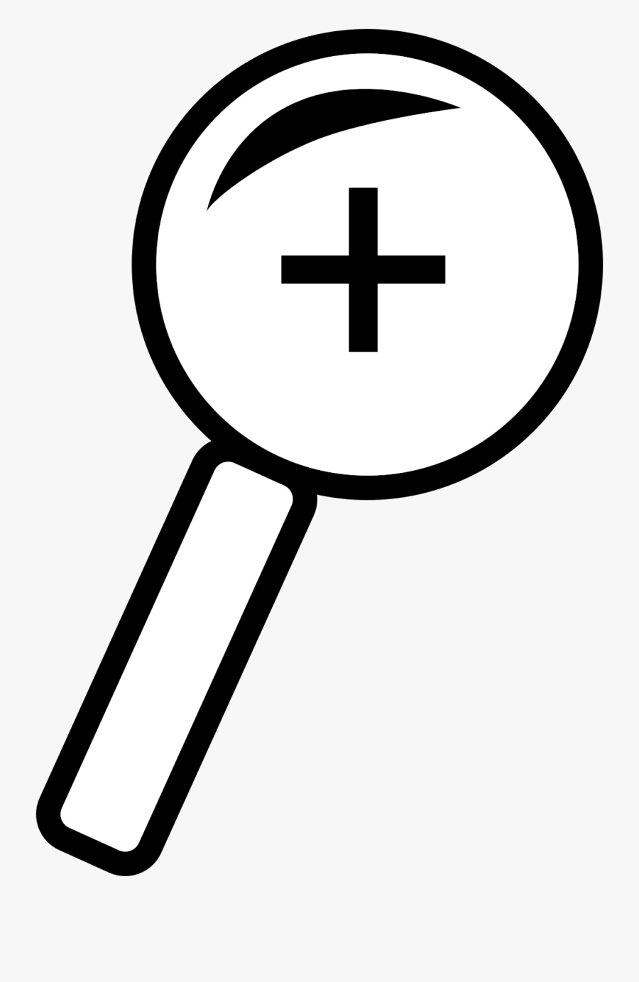 Zoom In Icon - Magnifying Glass, Transparent Clipart