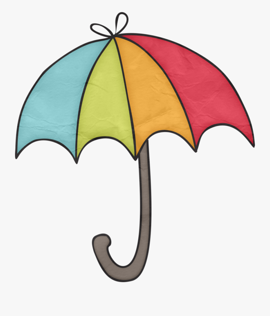 Colorful Umbrella Rain Clipart, Colorful Umbrellas, - Regenschirm Clipart, Transparent Clipart