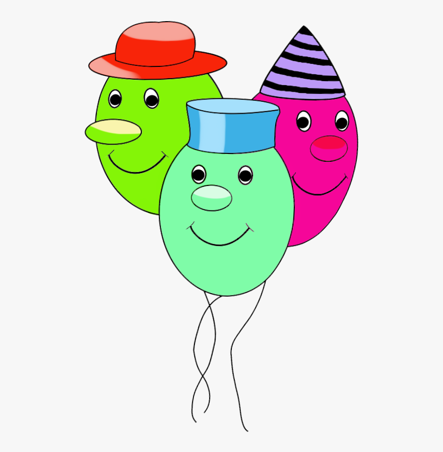 Funny Birthday Balloons - Funny Birthday Balloons Clipart, Transparent Clipart