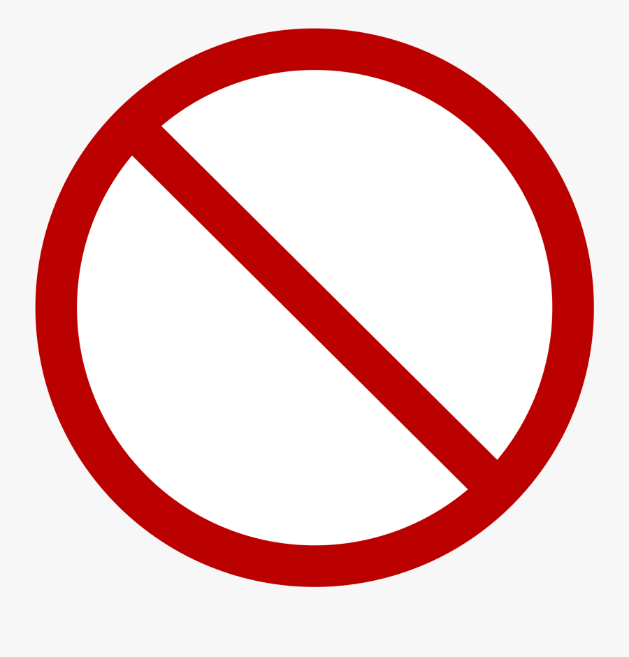Onlinelabels Clip Art Stop Sign Angled - No Access, Transparent Clipart