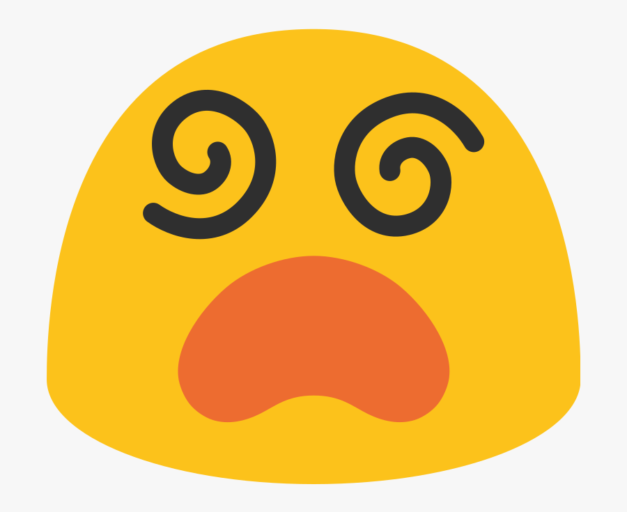 Dizzy Face Emoji, Transparent Clipart