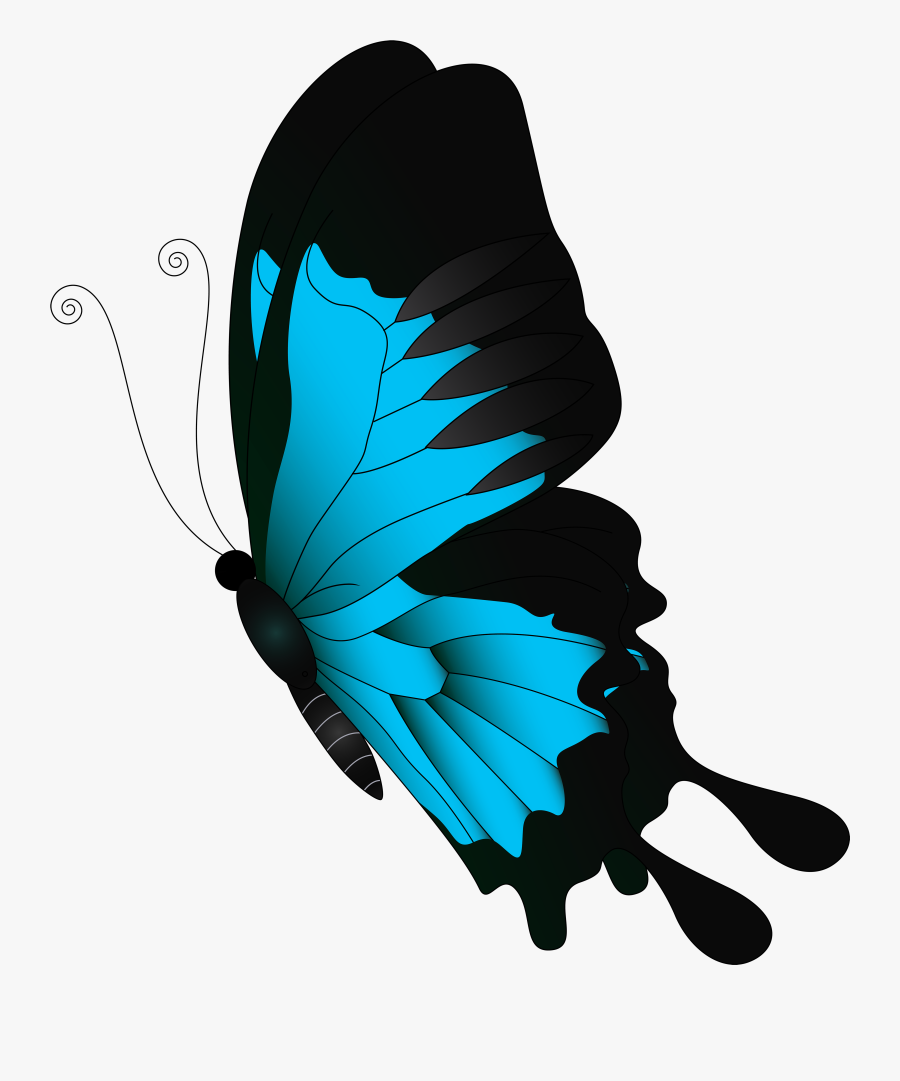 Butterfly Desktop Wallpaper Clip Art - Red Butterfly Png Transparent, Transparent Clipart