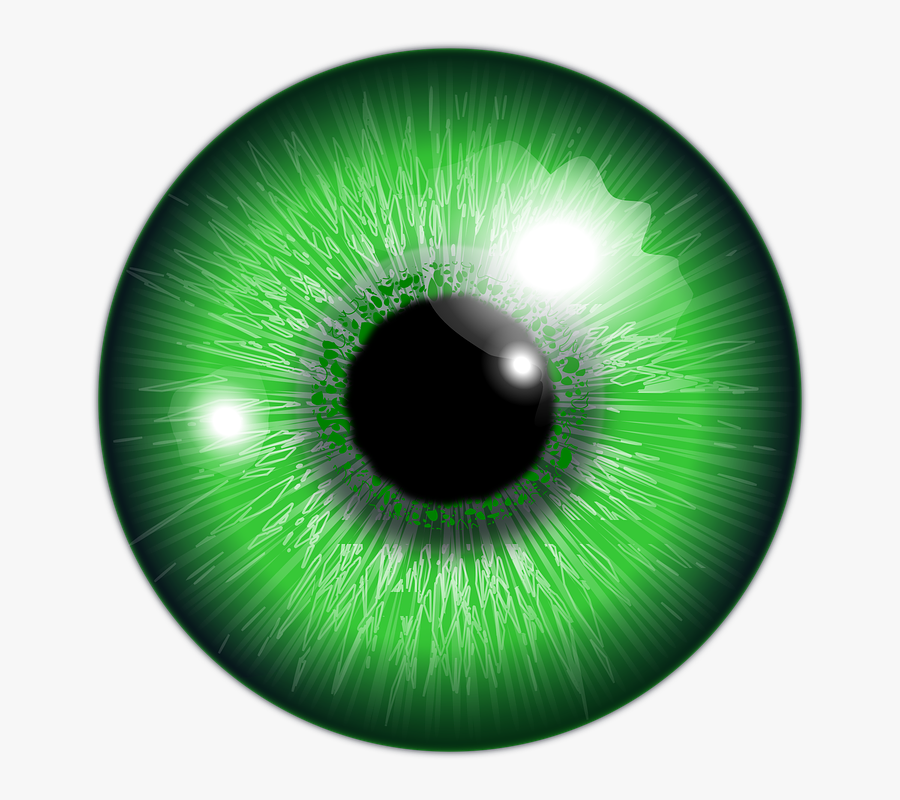 Green Eye Clipart Png - Green Eye Lens Png, Transparent Clipart