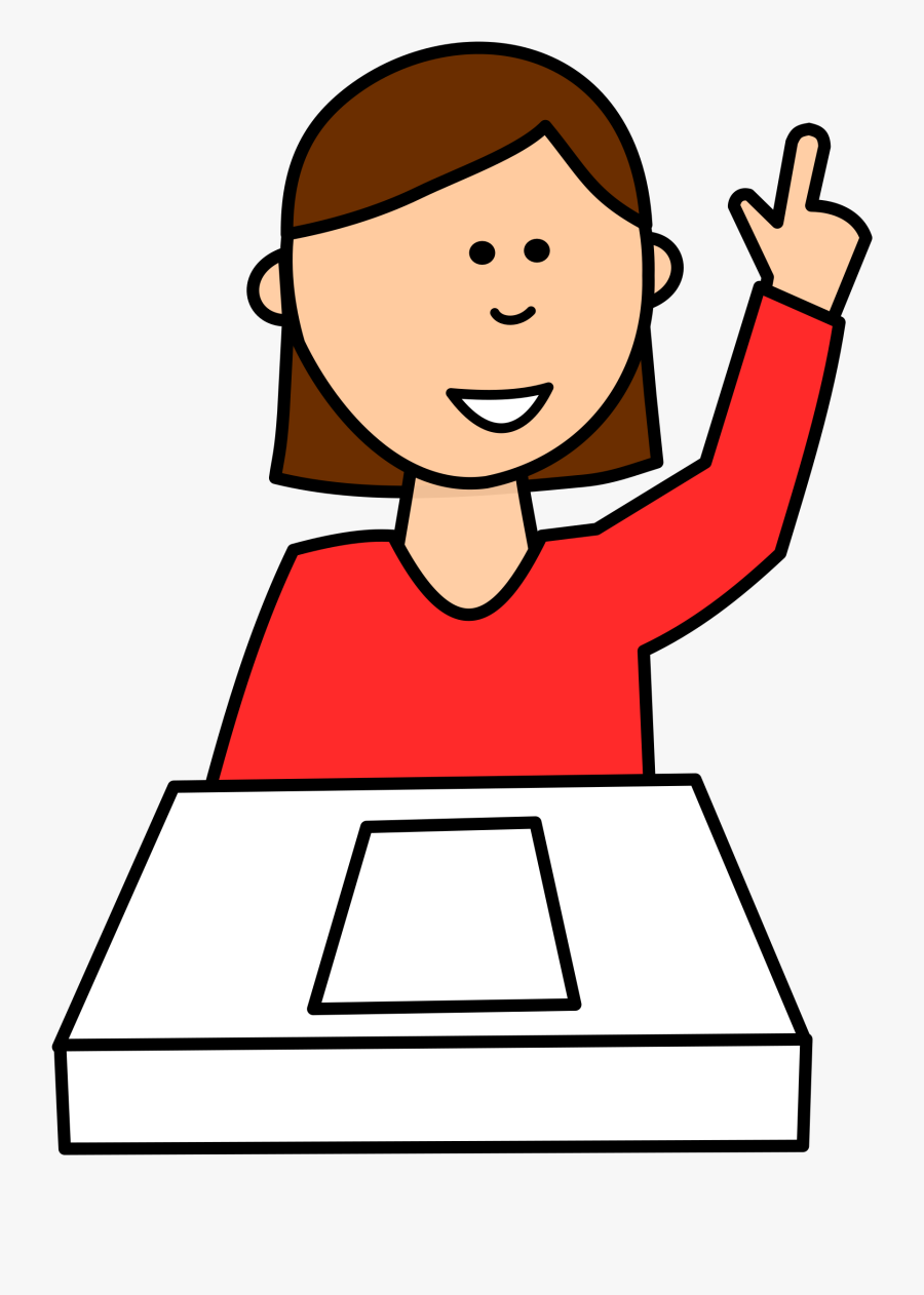 Student Thumbs Up Clipart - Asking A Question Clipart, Transparent Clipart