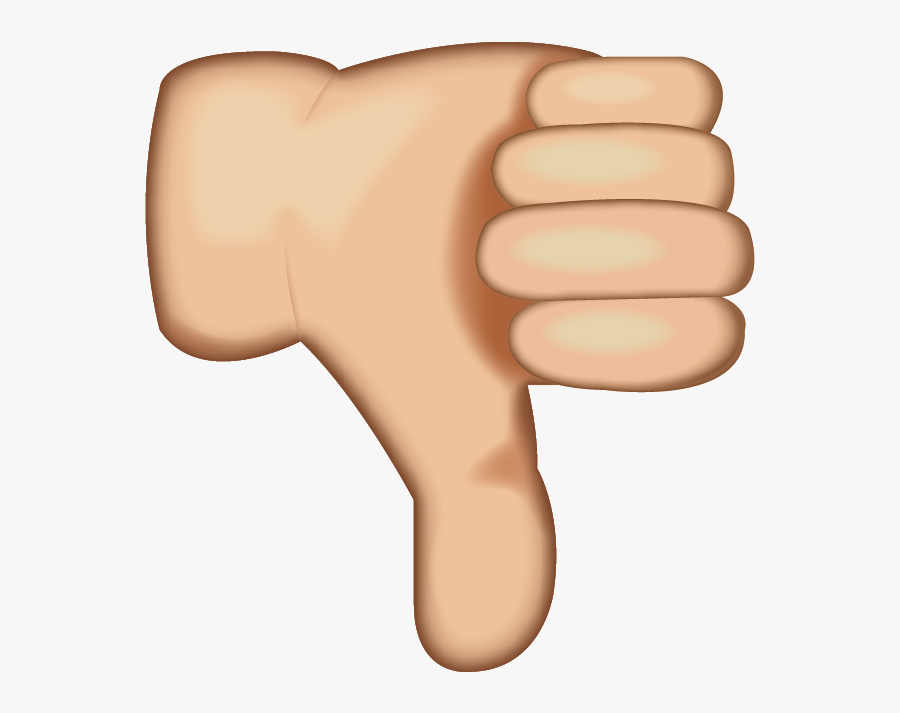 Thumbs Down Emoji Png, Transparent Clipart