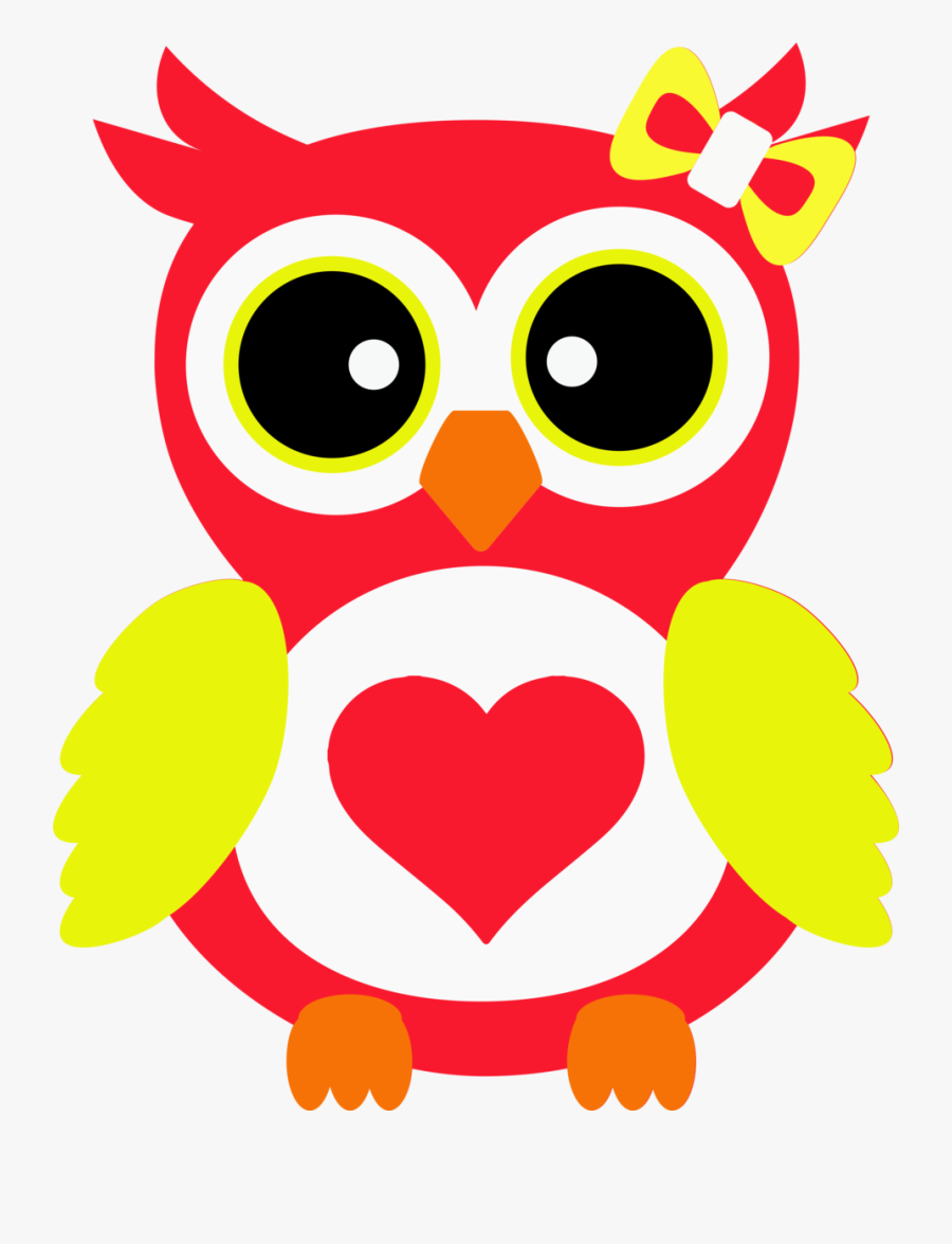 Owl Clipart Red - Red Owl Clip Art, Transparent Clipart
