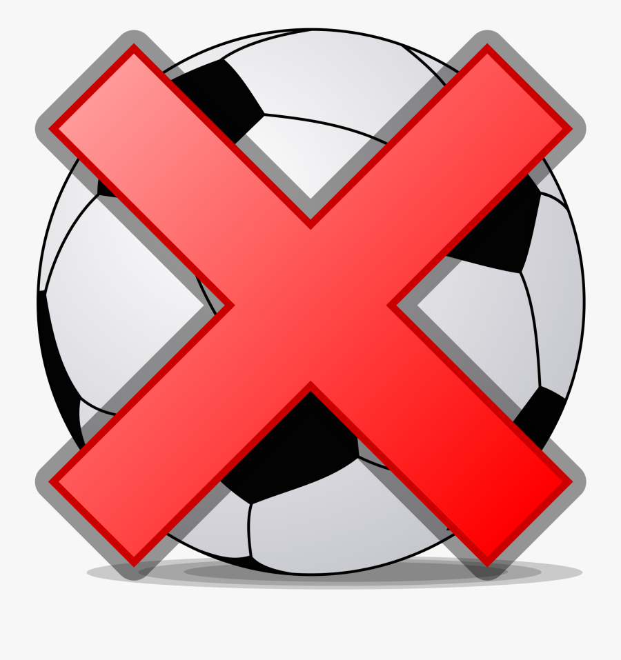 Soccerball Shade Cross, Transparent Clipart