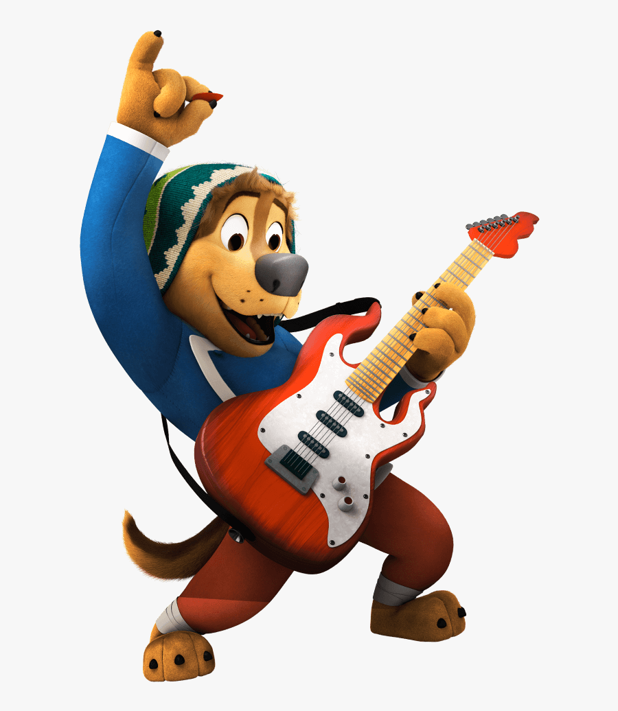 Playing The Guitar Clipart - Rock Dog, Transparent Clipart