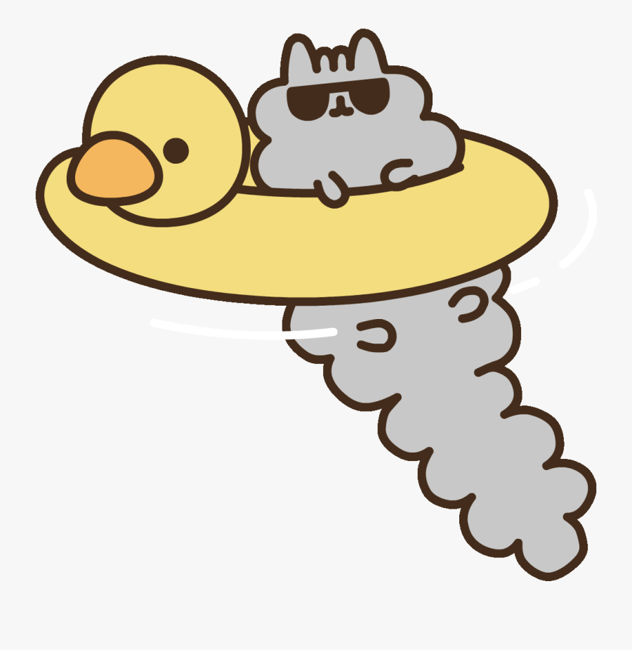 Pusheen Swimming Clipart , Png Download - Pusheen Swimming, Transparent Clipart