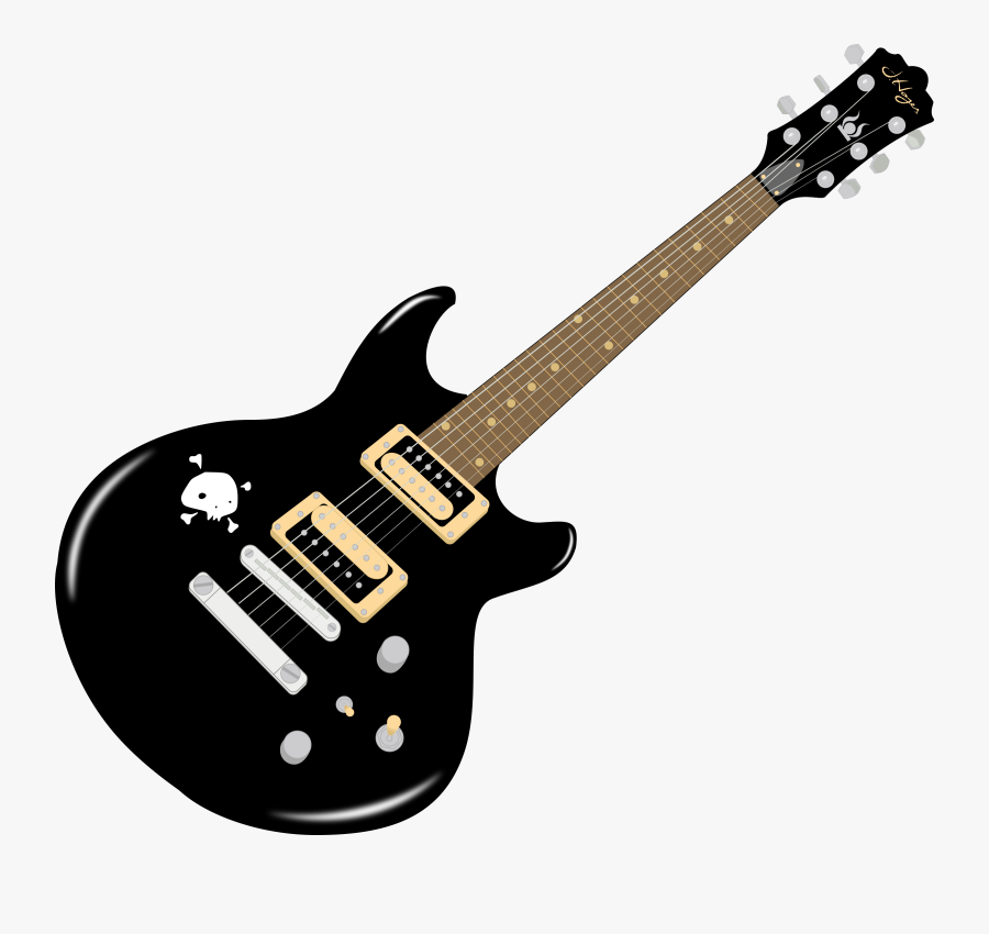 Acoustic Guitar Cartoon Clip Art Illustration Musical - Rock Guitar Clip Art, Transparent Clipart