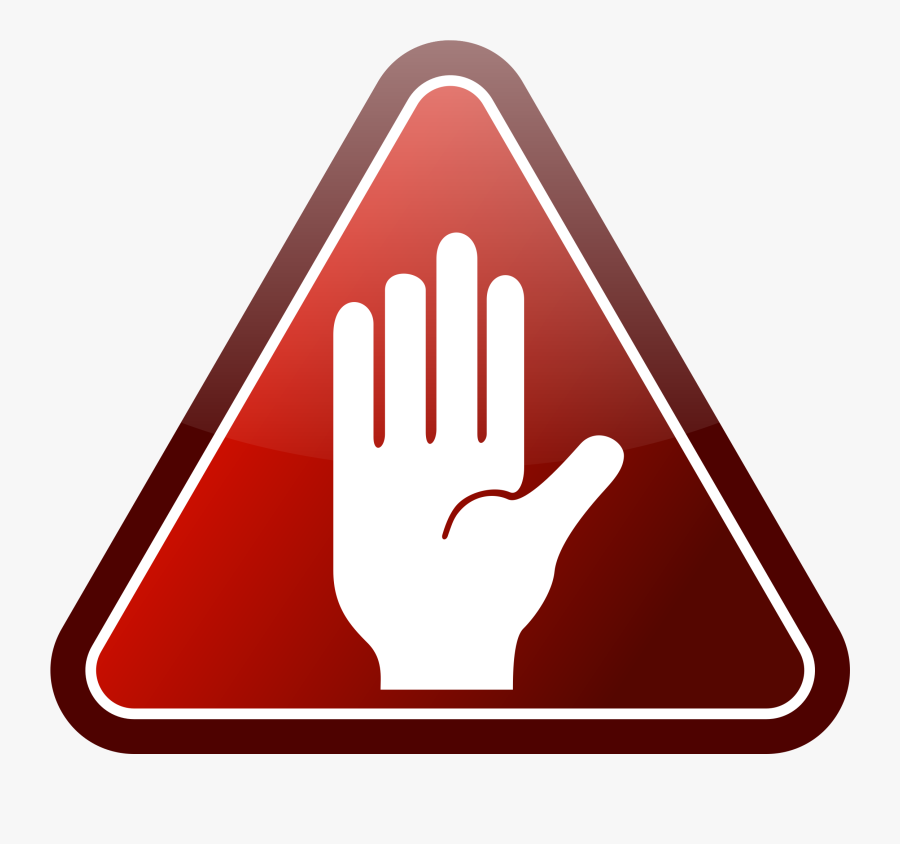Stop Sign Clip Art - Stop Hand Sign Clip Art, Transparent Clipart