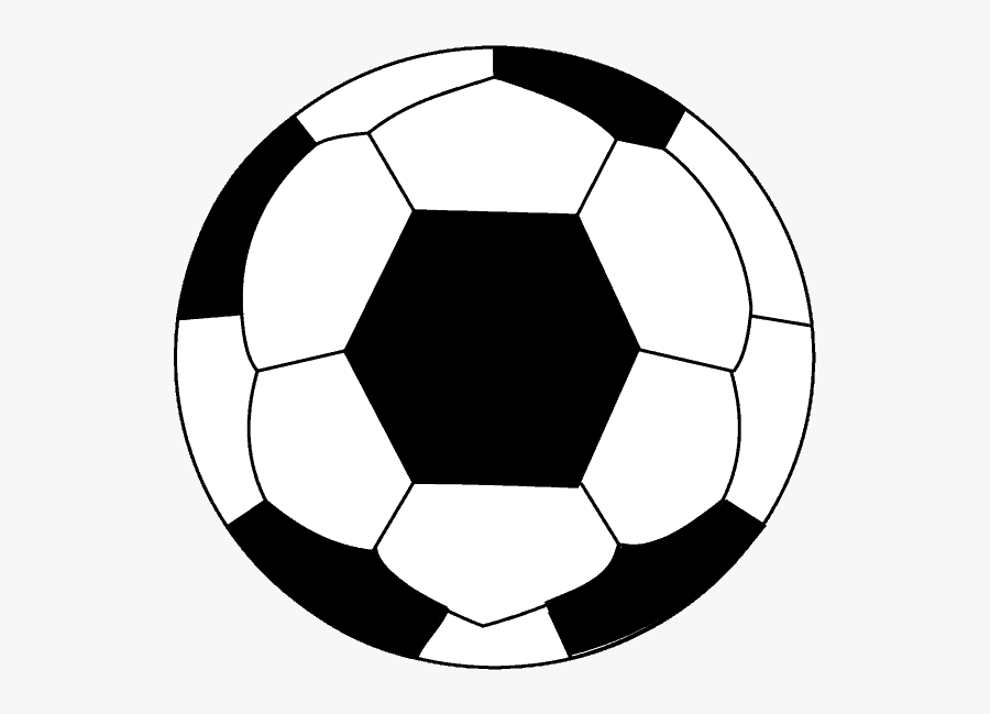 Clip Art Step By Tutorial Easy - Cartoon Easy Soccer Ball, Transparent Clipart