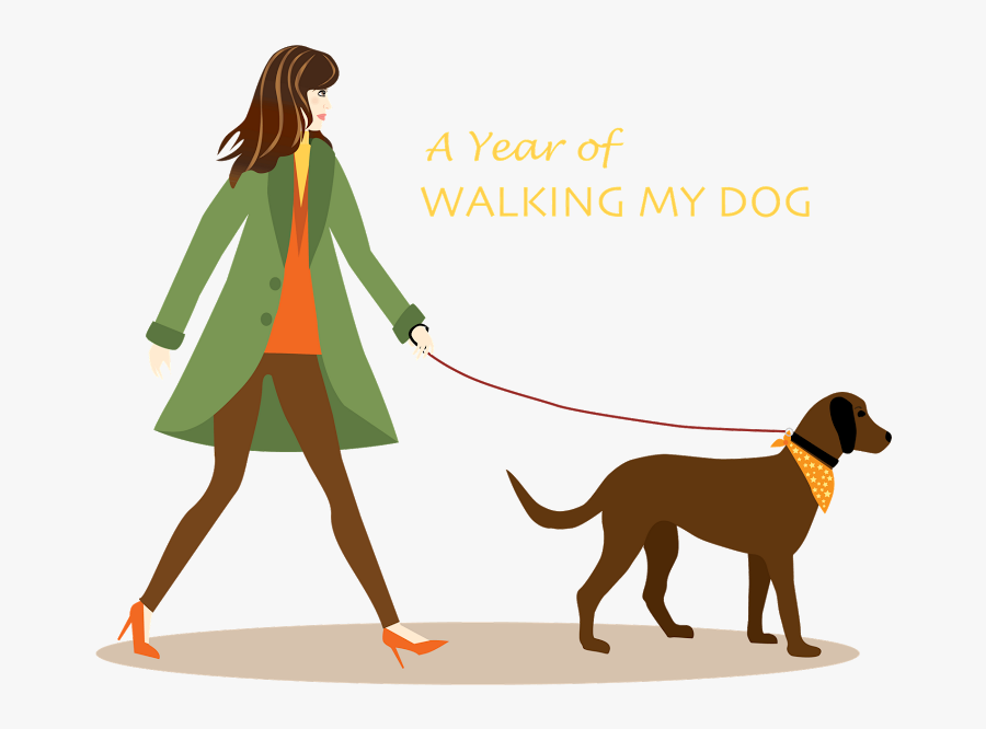 Hd Free Pictures Of Dogs Walking - Walking With My Dog, Transparent Clipart
