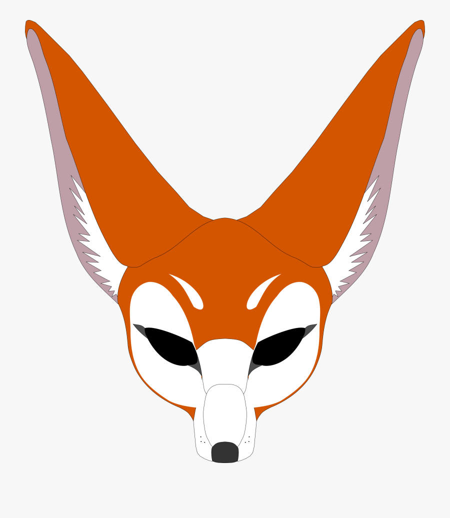 Head,carnivoran,fox - Fox Head Clip Art, Transparent Clipart