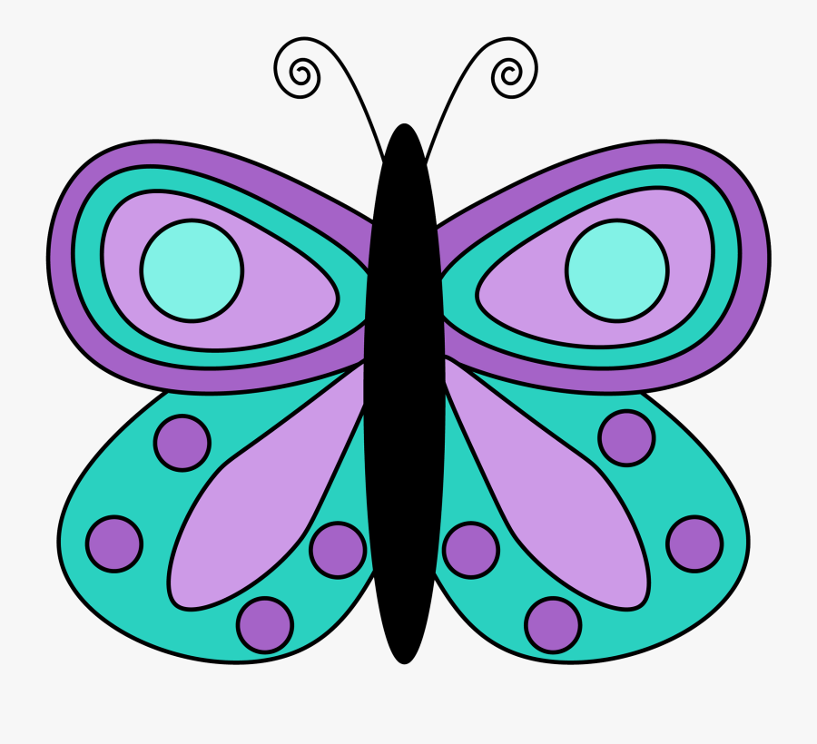 Free Cute Butterfly - Butterfly, Transparent Clipart