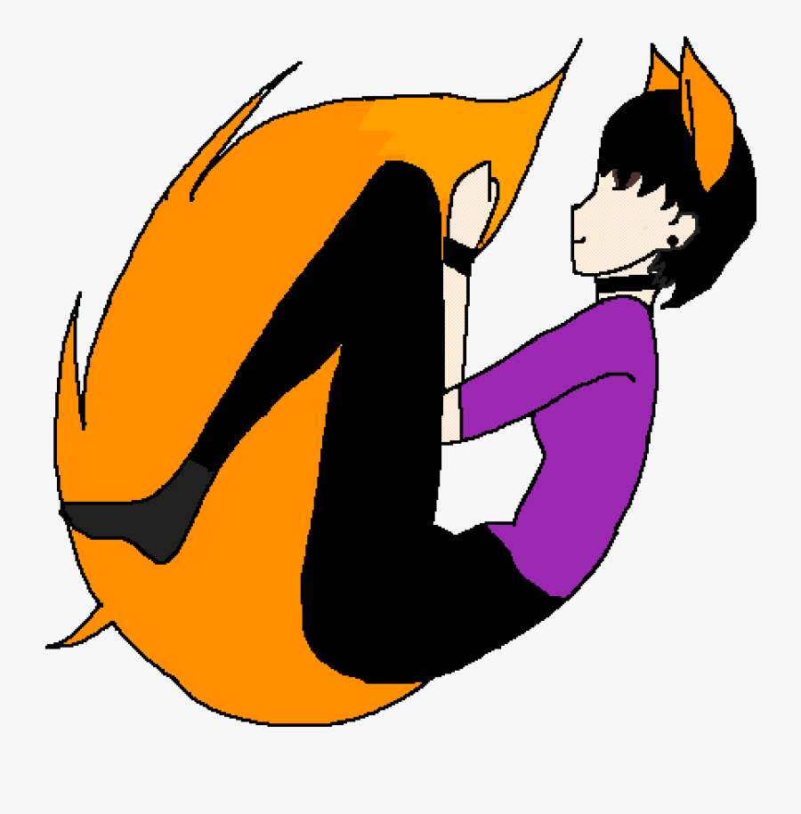 Emo Fox Clipart , Png Download - Fox Cartoon People, Transparent Clipart