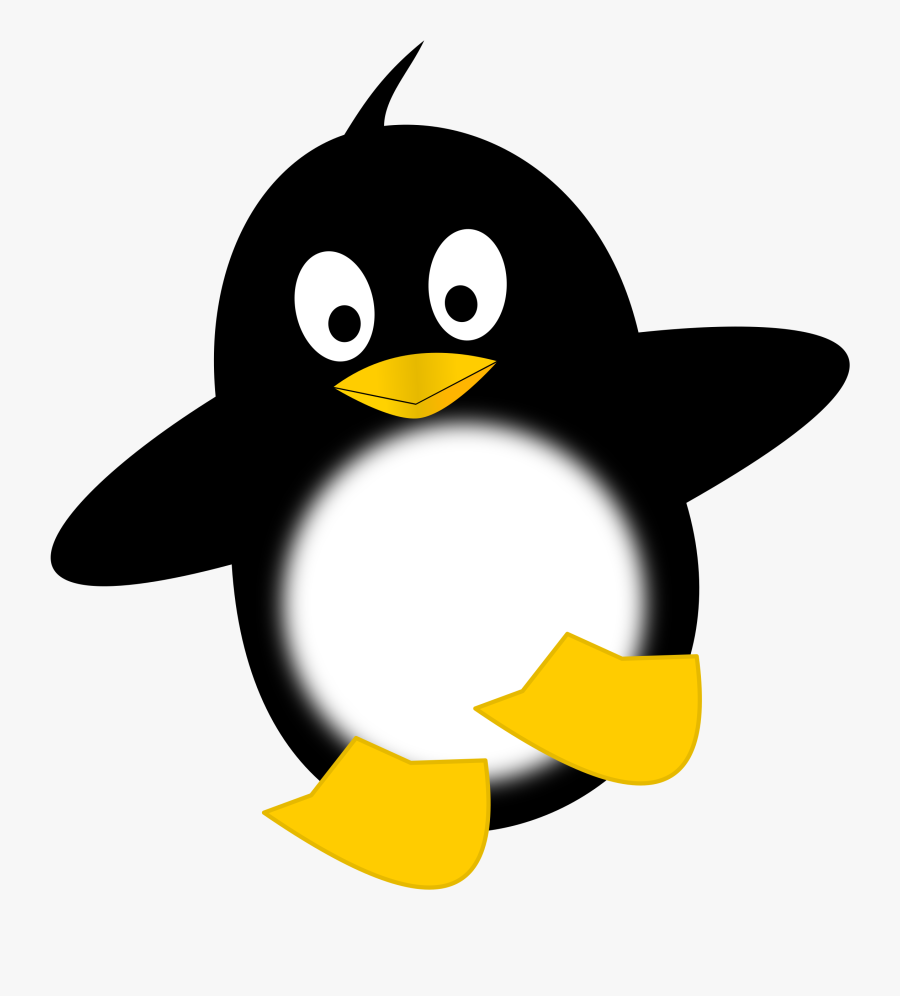 Penguin Clip Art Black And White Free Clipart Images - Penguin Clipart, Transparent Clipart