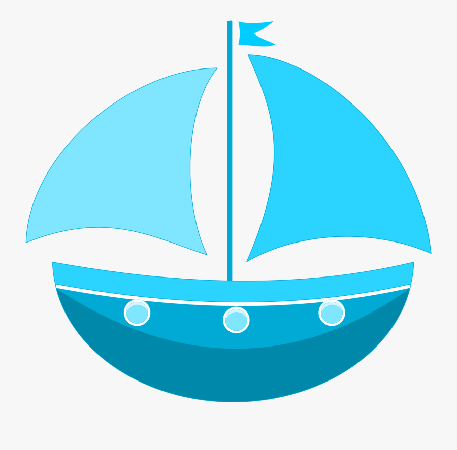 Sailing Boat Clipart Cartoon - Vector Boat Clipart Png, Transparent Clipart