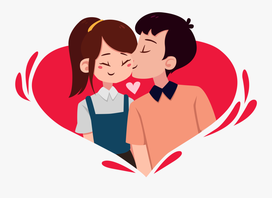 Valentines Day Couple Clipart, Transparent Clipart