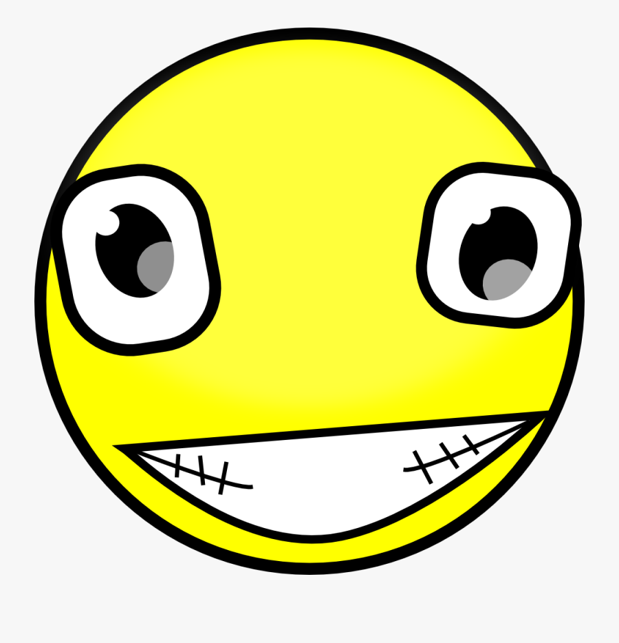 Smiley, Face, Smiling, Laughing, Laughter, Smile, Happy - Weird Smiley Face Png, Transparent Clipart