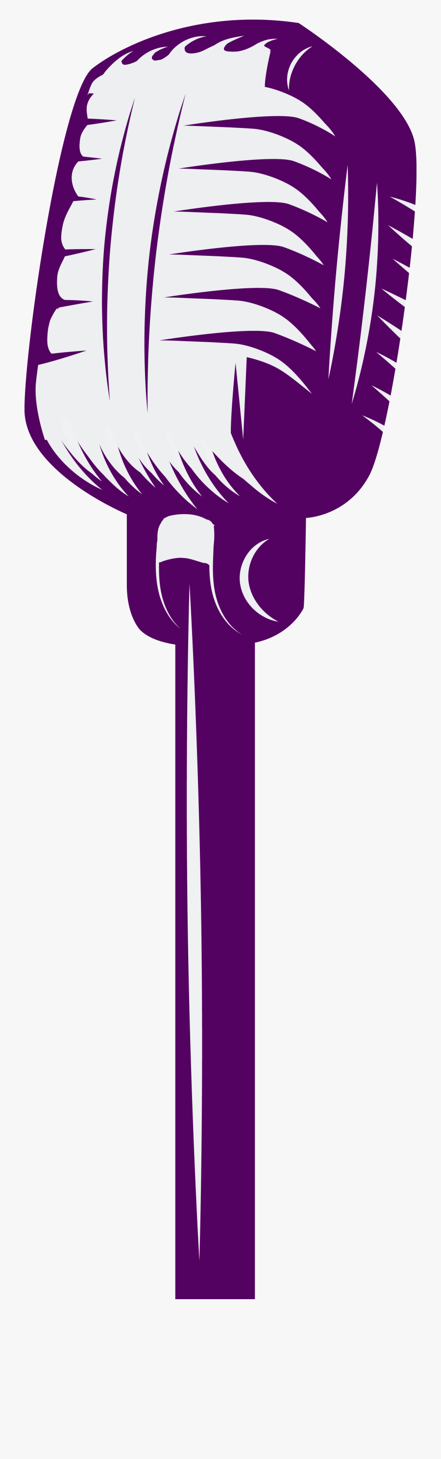 Microphone Clipart Purple - Voice Teacher Clip Art, Transparent Clipart