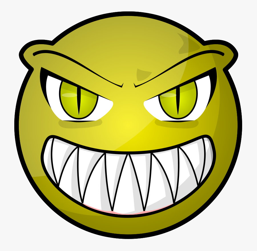 Scary Face Clipart, Transparent Clipart