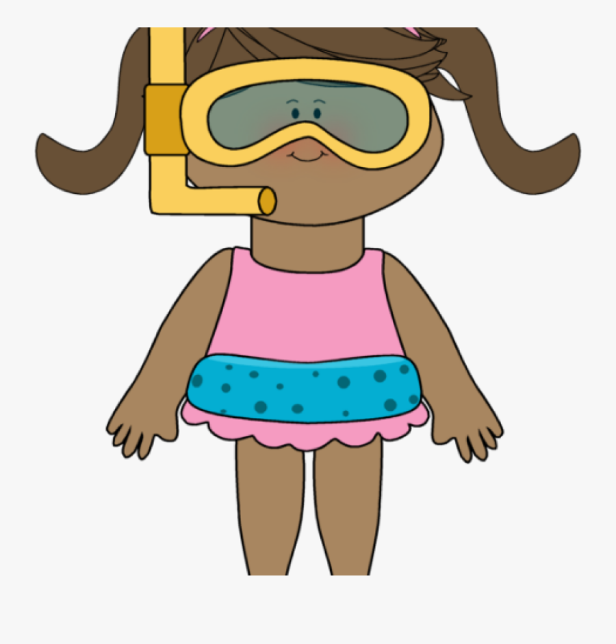 Swimming Images Clip Art Swim Goggles Clipart Clipart - Summer Kids Clipart, Transparent Clipart