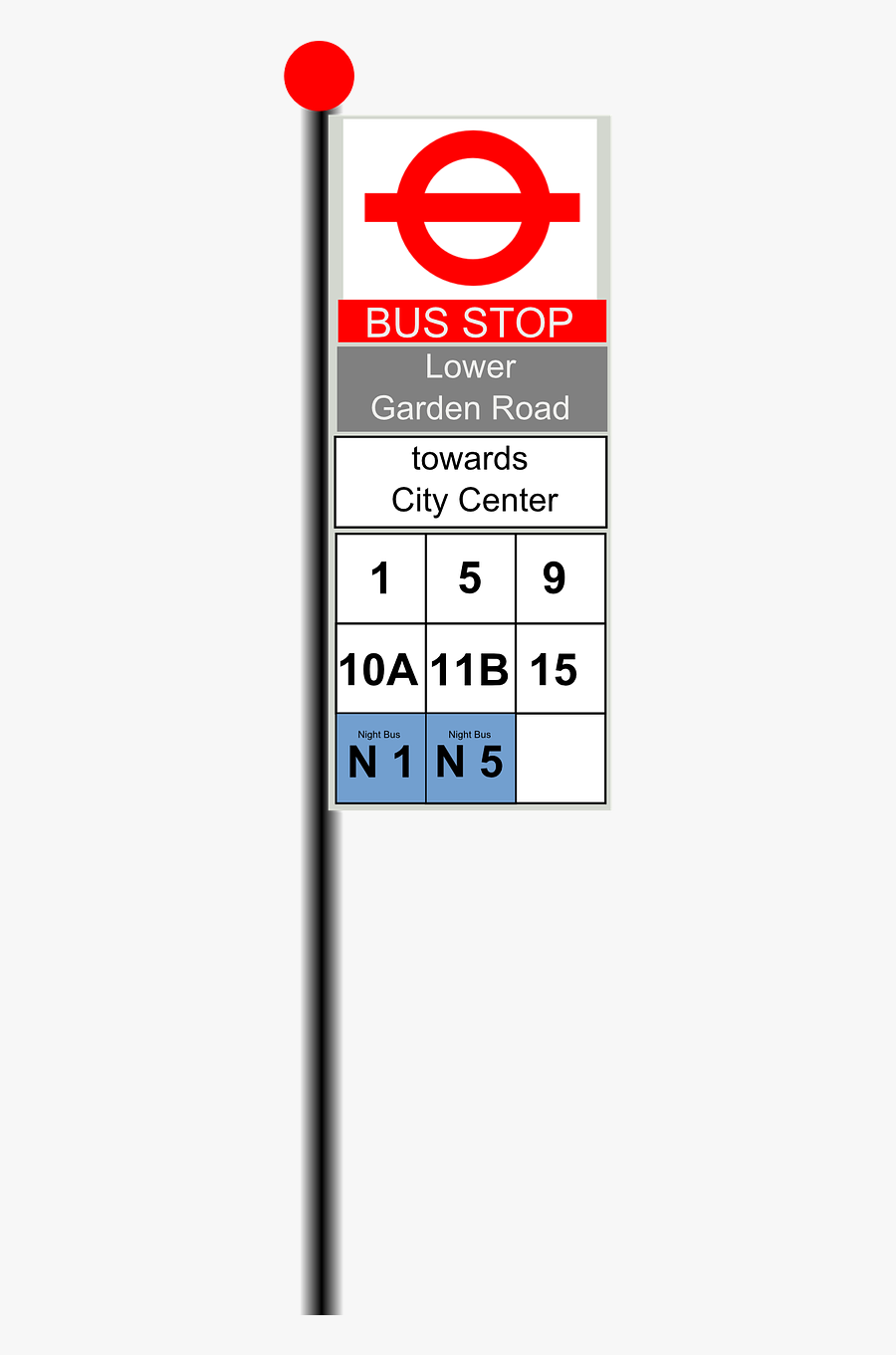 Sign Clipart Bus Stop - London Bus Stop Png, Transparent Clipart
