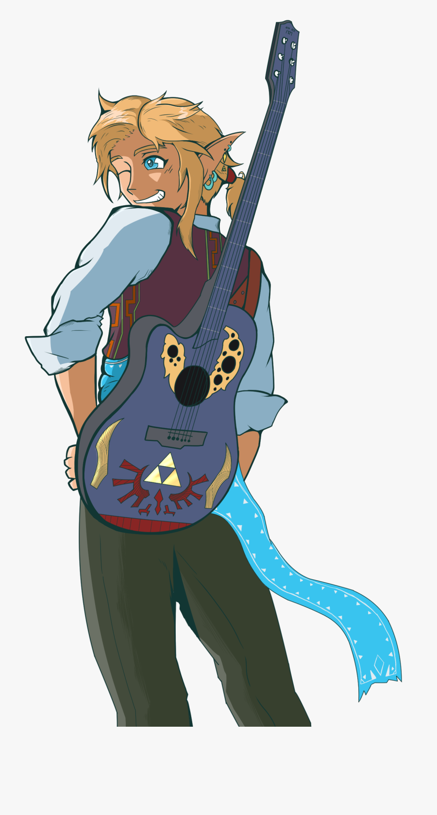 Guitar Clipart Mariachi Guitar - Legend Of Zelda Electric Guitar, Transparent Clipart