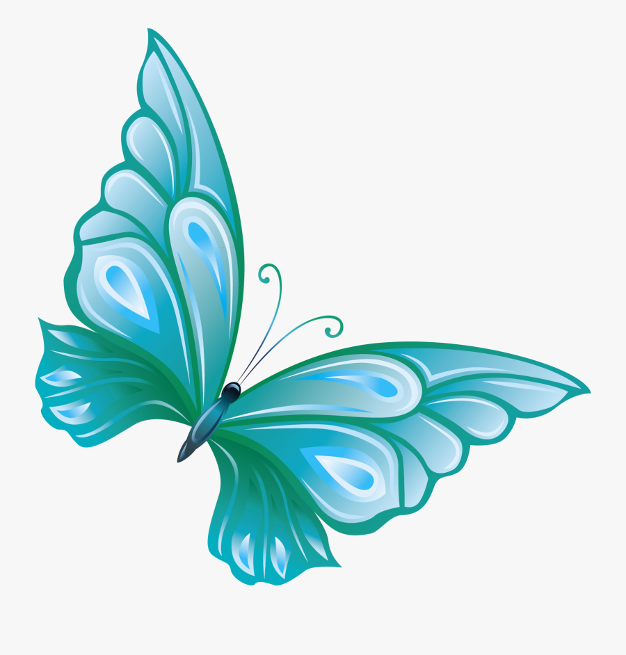 Butterflies Butterfly Clipart Transparent Background - Transparent Background Butterfly Clip Art, Transparent Clipart