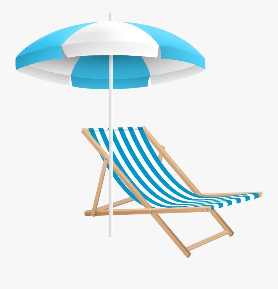 Thumb Image - Beach Chair And Umbrella Clipart, Transparent Clipart
