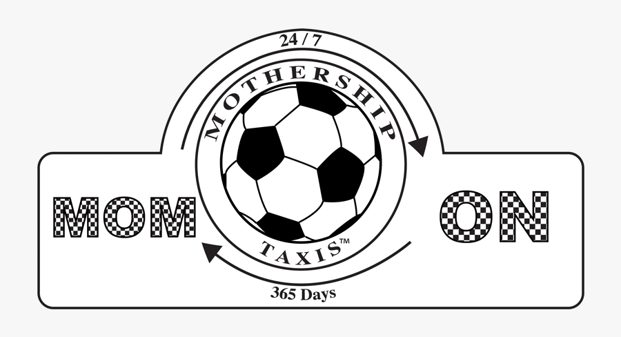 Soccer Mom On Taxi Light Mothership Taxis , Png Download - Soccer Ball Clip Art, Transparent Clipart