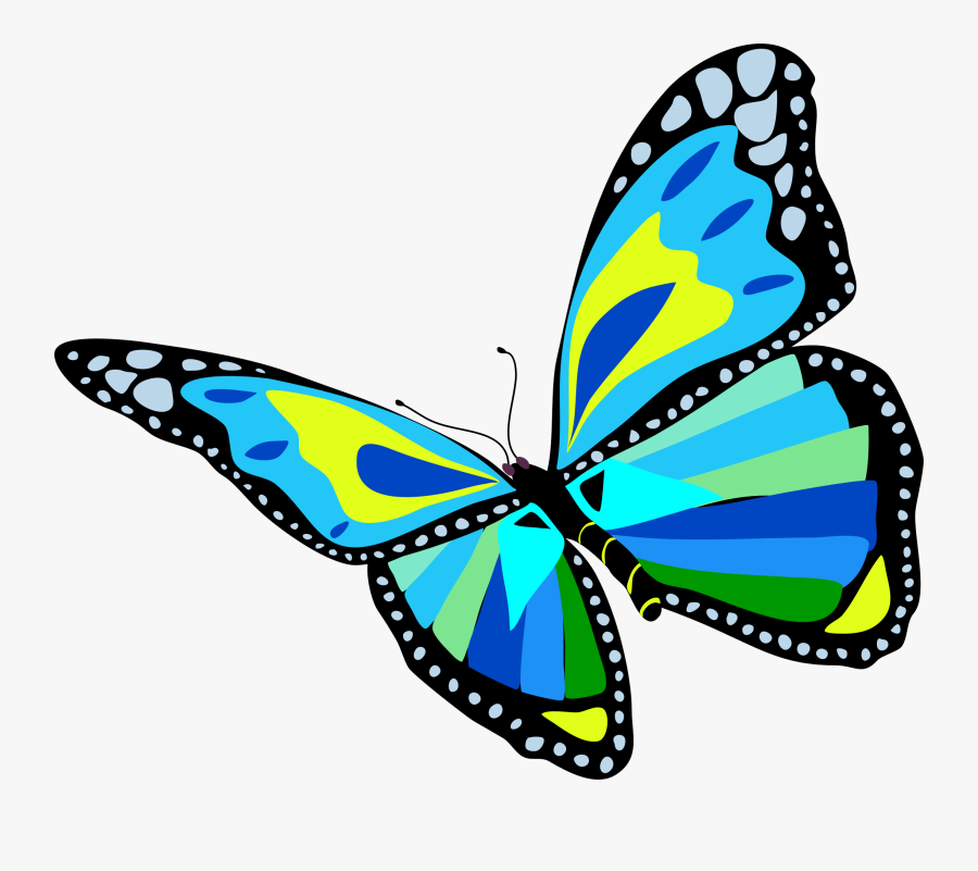 Butterfly Clipart Flying - Flying Butterfly Clip Arts, Transparent Clipart