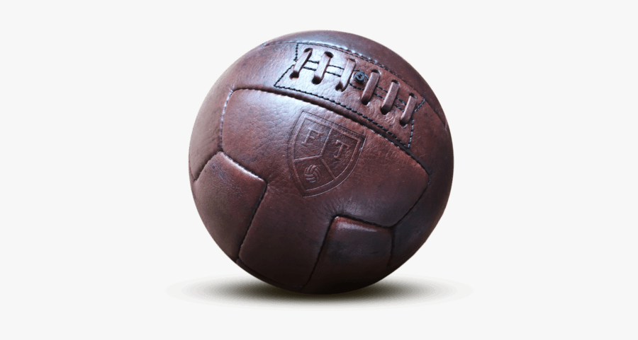 Leather Vintage Football Ball Clip Arts - Old Soccer Ball Transparent Background, Transparent Clipart