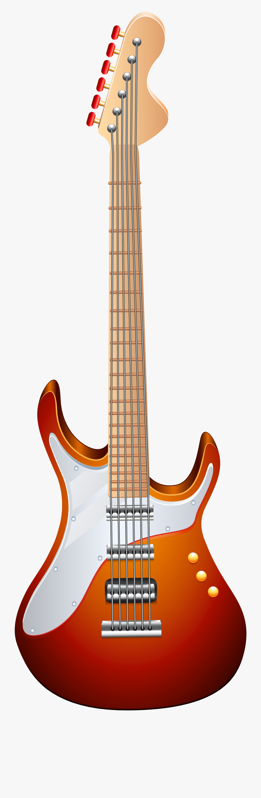 Guitar Transparent Png Clip Art Image - Electric Guitar Cliparts Png, Transparent Clipart