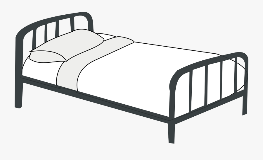 Bed Clipart Black And White, Transparent Clipart