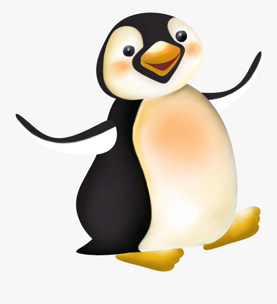 Cartoon Penguin Clipart Transparent - Transparent Cartoon Penguin Png, Transparent Clipart